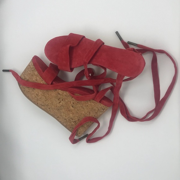 Isabel Marant platform red suede - - Picture 3 of 5